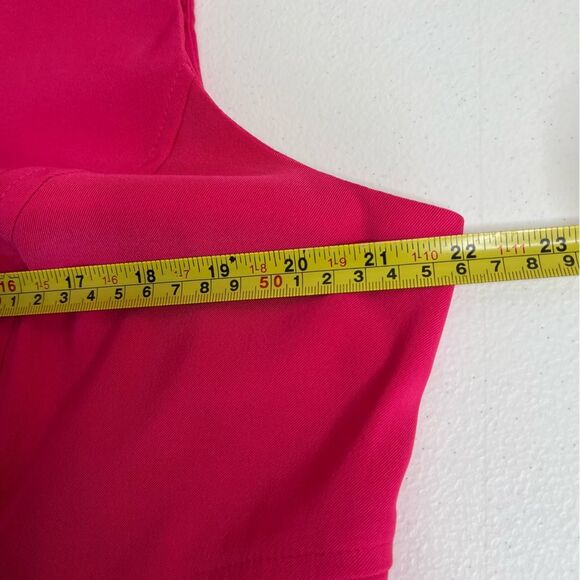 Alyx Limited Pink Sleeveless Sheath Dress Back Zip Flattering Seaming Women 18 - Picture 10 of 13